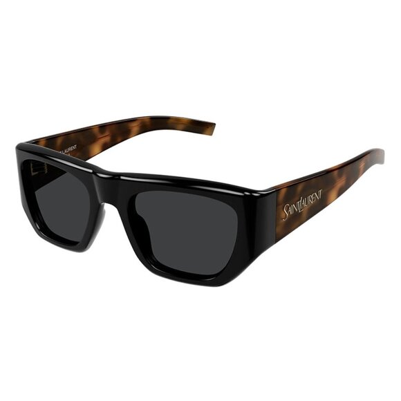 NEW SAINT LAURENT HAVANA BLACK SUNGLASSES - Picture 1 of 3